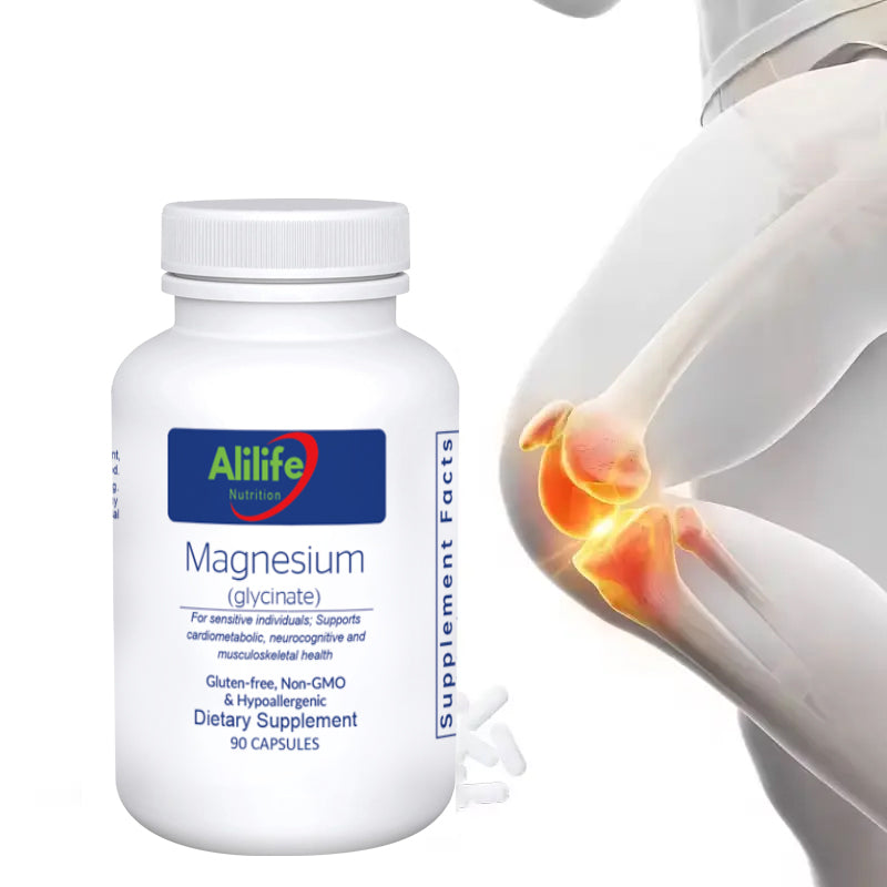 Best Seller Supplements Magnesium Capsules Supports Cardio-metabolic Health and Musculoskeletal Function For Adult