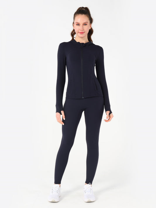 Hooded Jacket Yoga Clothes
